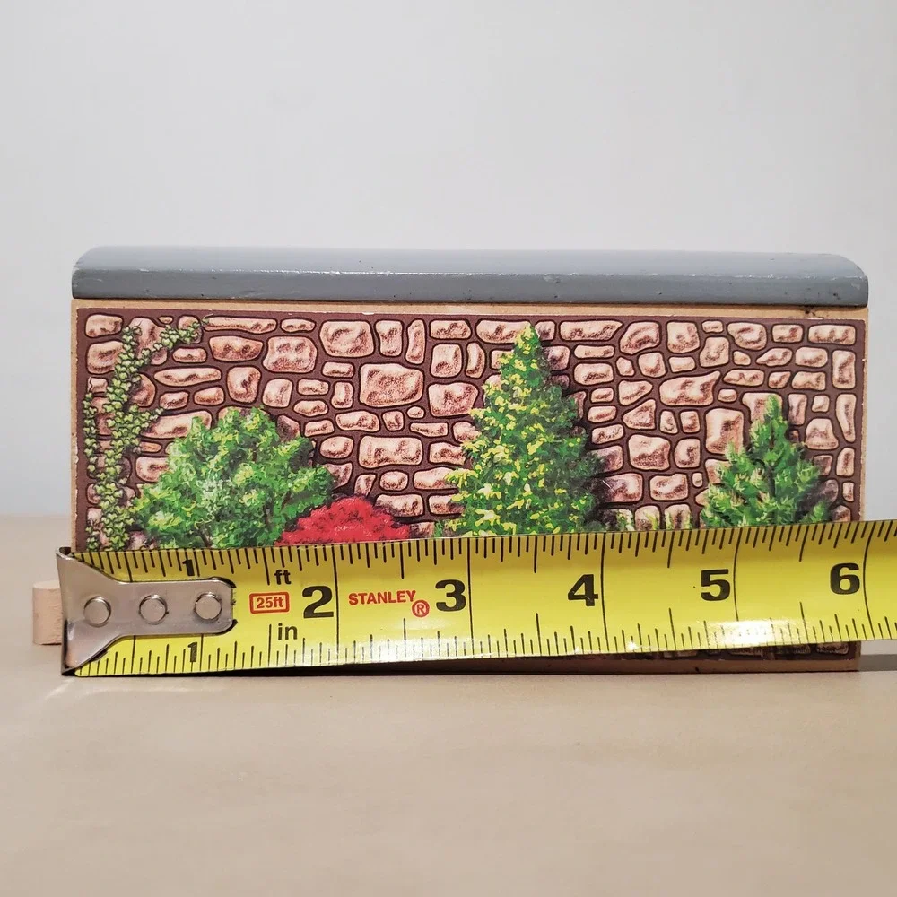 Thomas Wooden Railway Tunnel Stone Wall Garden Train Track Accessory Grey Roof